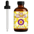 dève herbes Chilli Seed Essential Oil (Capsicum annum) 120ml | Glass Dropper | Pure & Steam Distilled