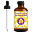 dève herbes Copaiba Essential Oil (Copaifera officinalis) — 120ml with Glass Dropper | Pure, Non-Sticky, Non-Greasy