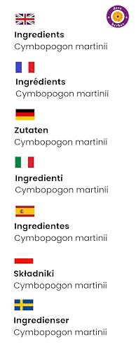 dève herbes Palmarosa Essential Oil - Pure, Steam Distilled, 15ml (0.5 oz)