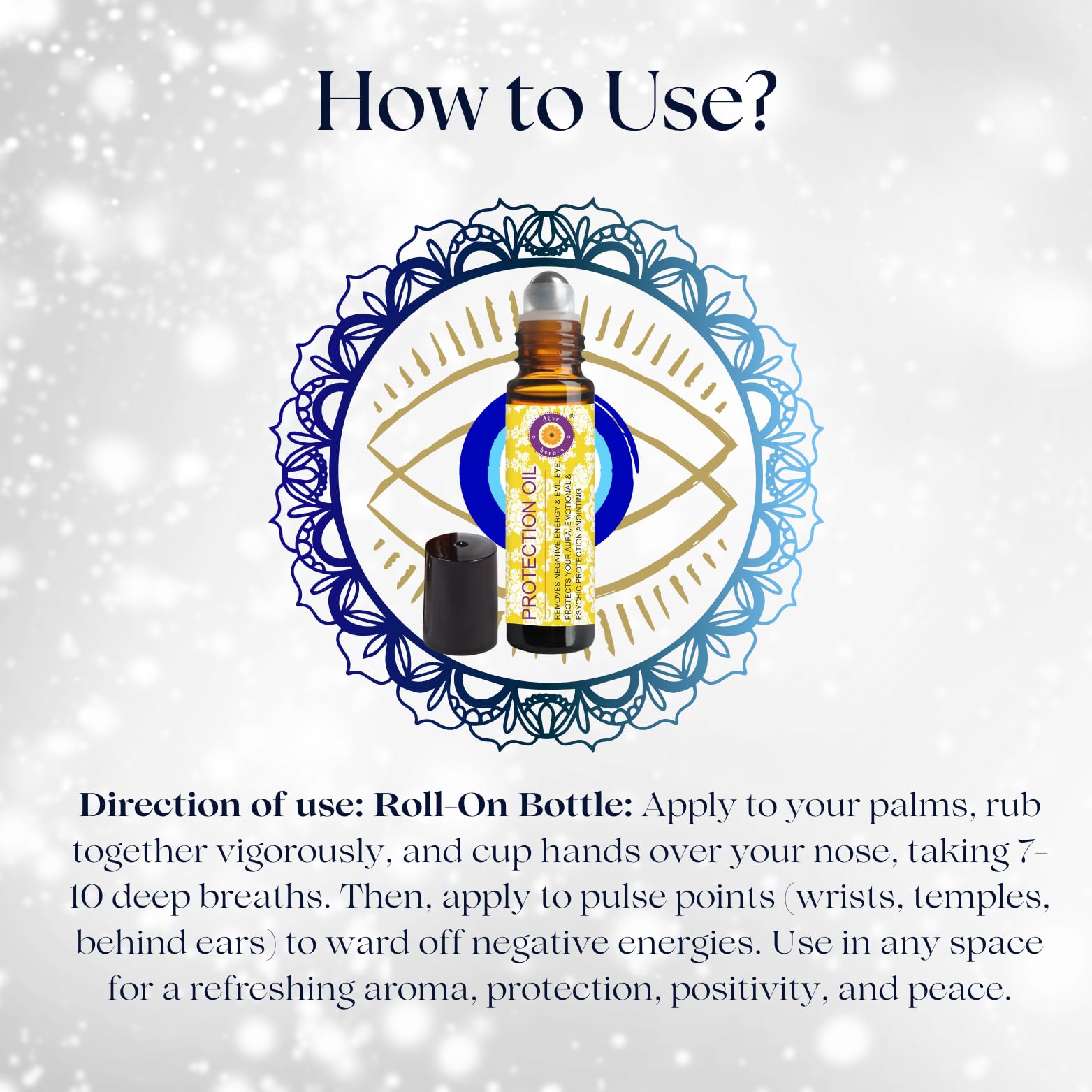 Deve Herbes Protection Oil – Essential Oil Blend for Negative Energies & Evil Eye (10ml & 5ml)