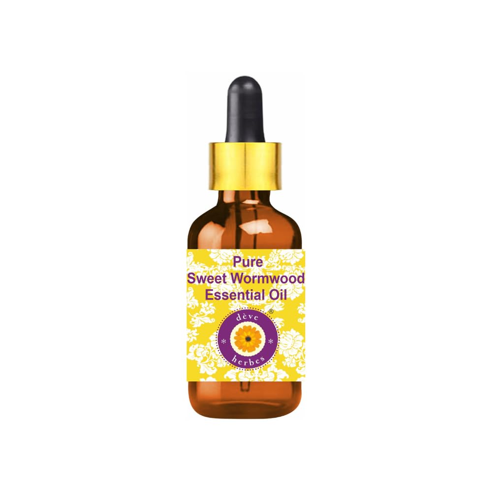 Deve Herbes Pure Sweet Wormwood Essential Oil 50ml with Glass Dropper