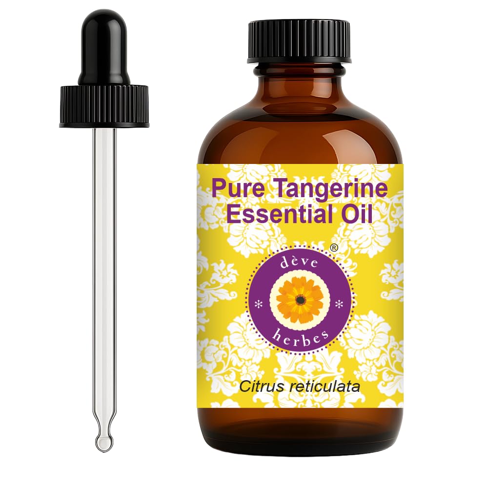 d e8ve herbes Tangerine Essential Oil (Citrus reticulata) 50 120ml Glass Dropper