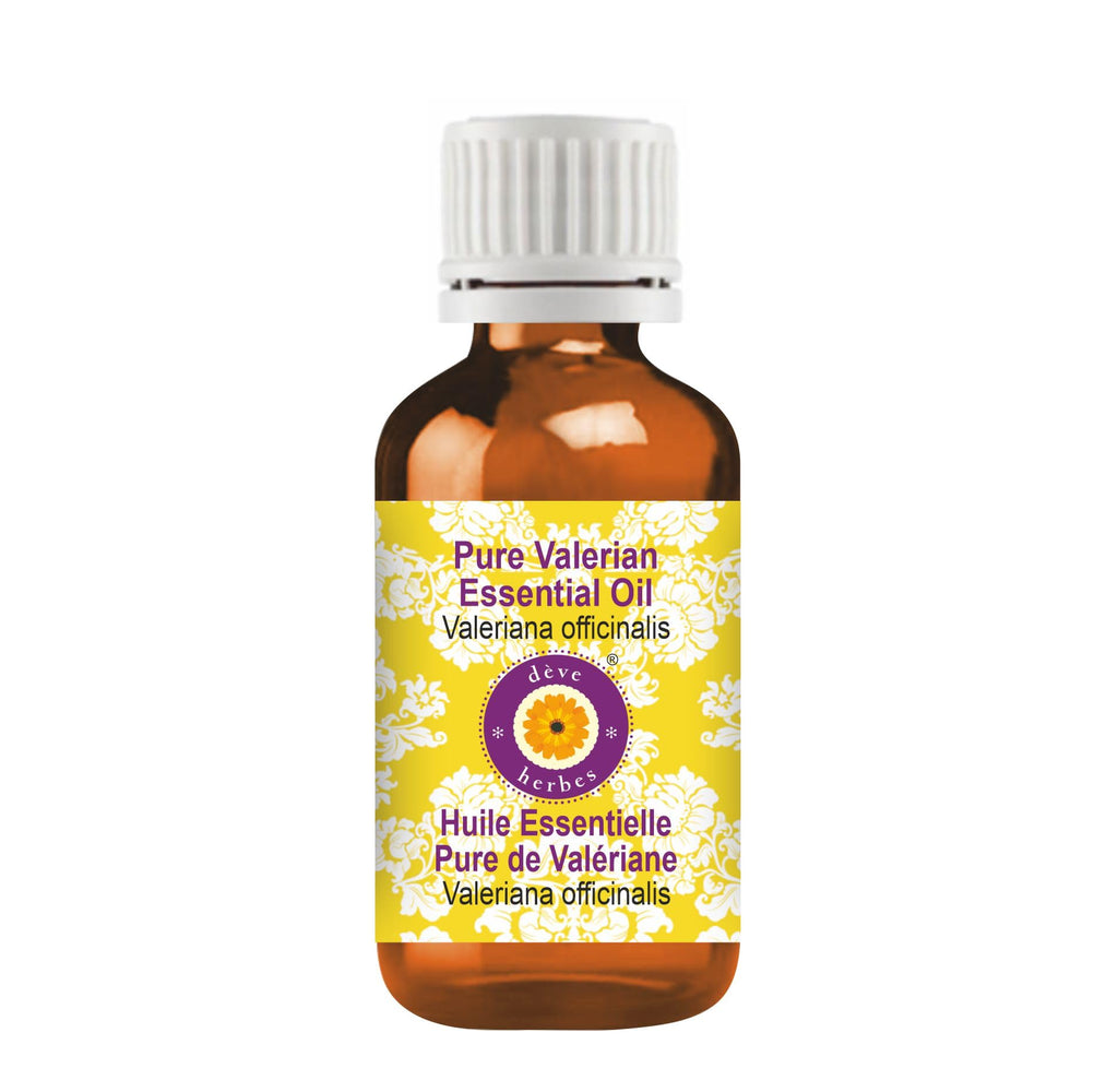 dève herbes Valerian Essential Oil 5ml – Pure, Steam Distilled, Valeriana officinalis