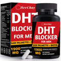 DHT Blocker for Men | Extra Strength Saw Palmetto & Biotin Hair Growth Supplement - Hair Growth Vitamins - Hair Regrowth - Natural Hair Loss Supplements for Men - Proprietary Herbal Blends,1 Pack