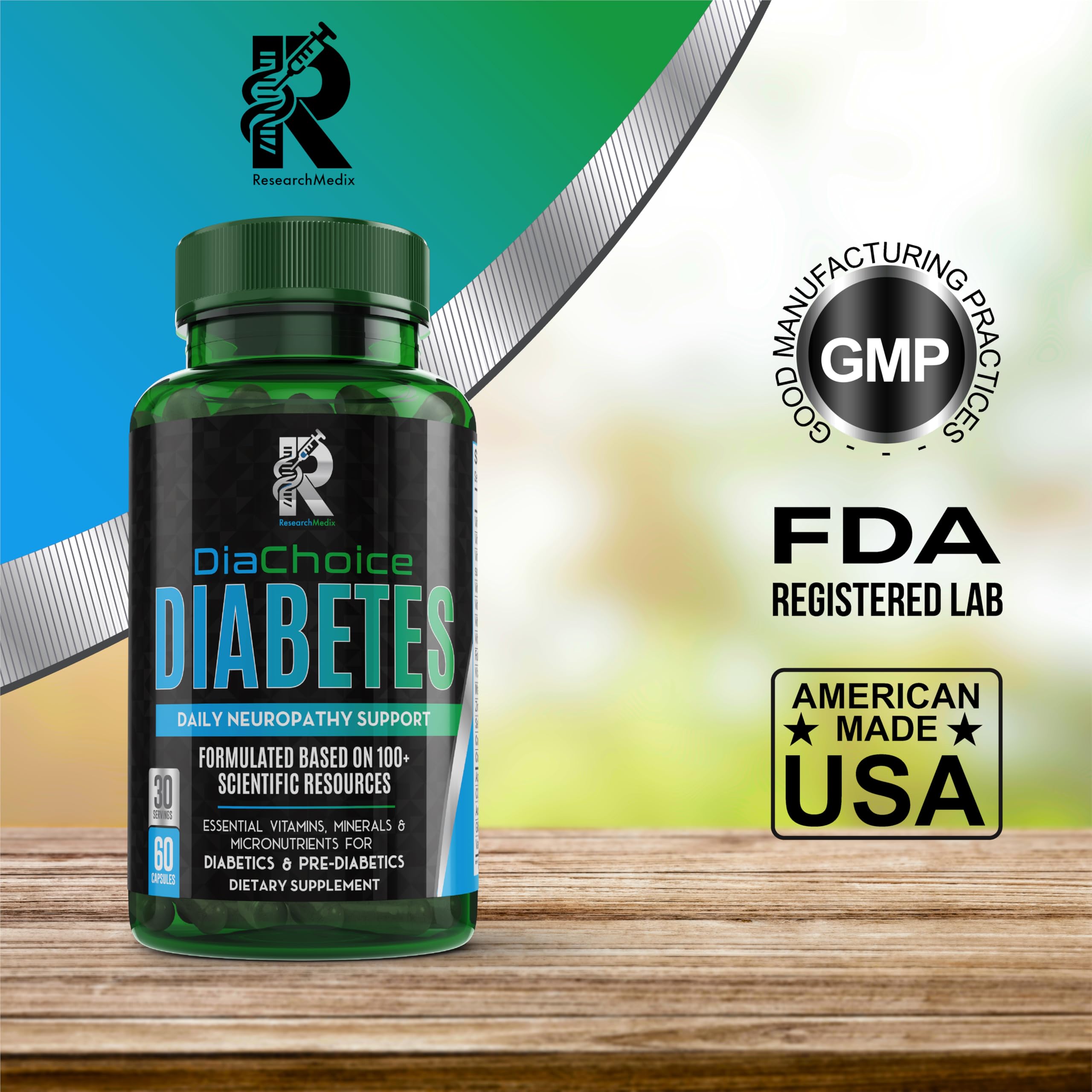 DiaChoice Neuropathy Support with 600 mg Alpha Lipoic Acid – Nerve Health