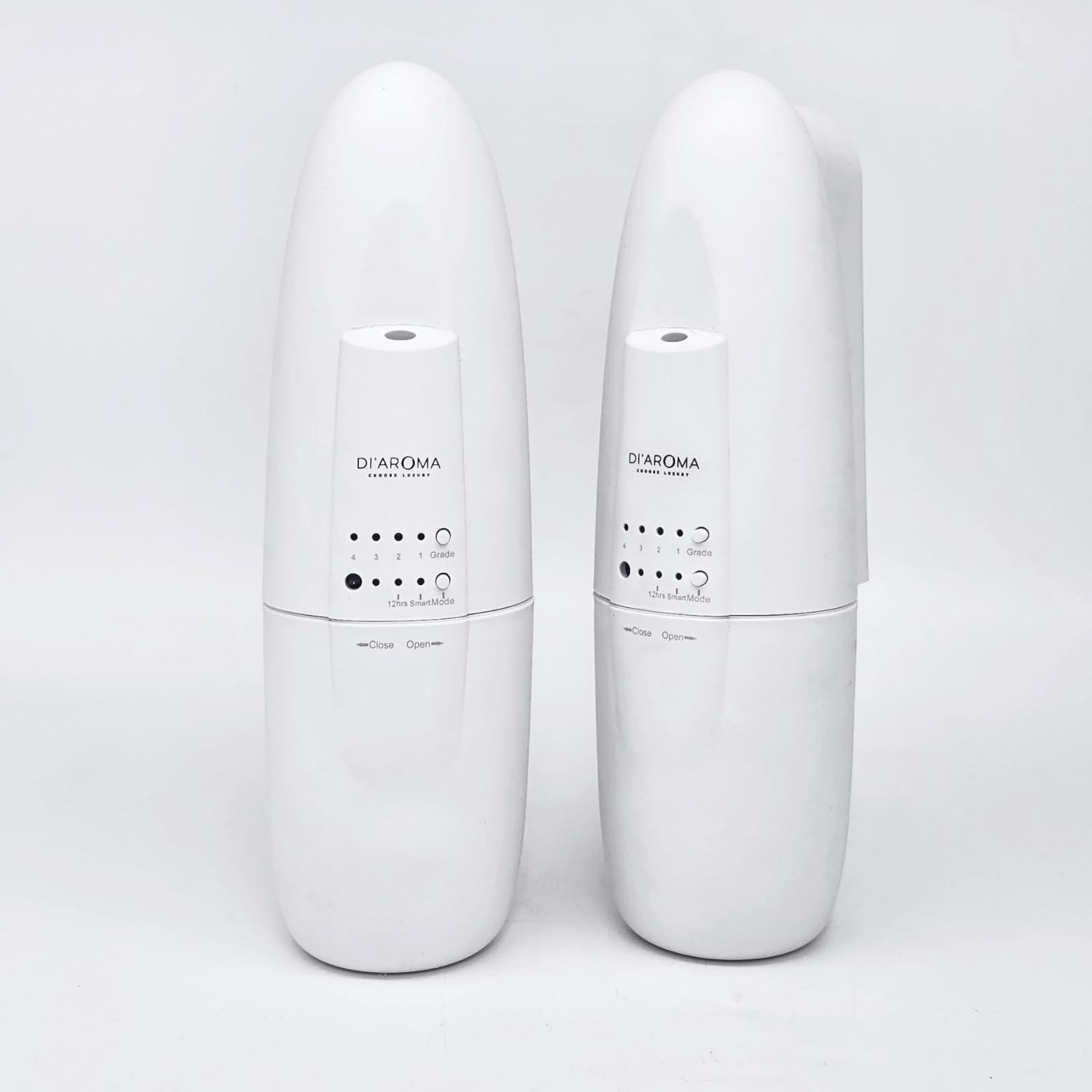Di'Aroma Plug in Waterless Diffuser, Fragrance Diffuser Essential Oil Diffuser | Nanotechnology | Up to 500 Sq.Ft | Essential Oil Diffuser - Creates Pure, Clean Dry Mist Scent (2 Pack of White)