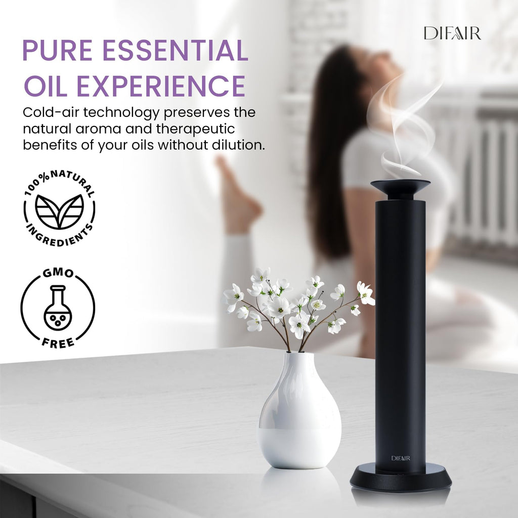 DIFAIR Rechargeable Aroma Diffuser – 10,000 mAh, Hotel Collection for Home & Spa