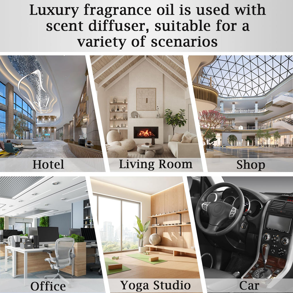 Luxury Hotel Scent Dream On Oil Diffuser Refill Kit – 20ml | Long-Lasting Fragrance for Large Rooms, HVAC & Cars