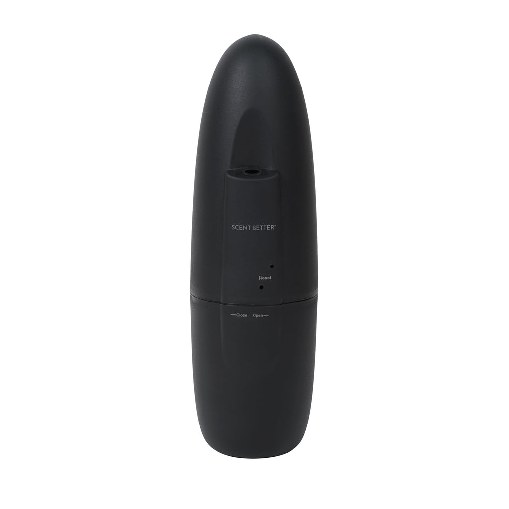 Scent Better Plug-In Waterless Diffuser for 500 sq ft – Free Linen Breeze (60 mL) – Black