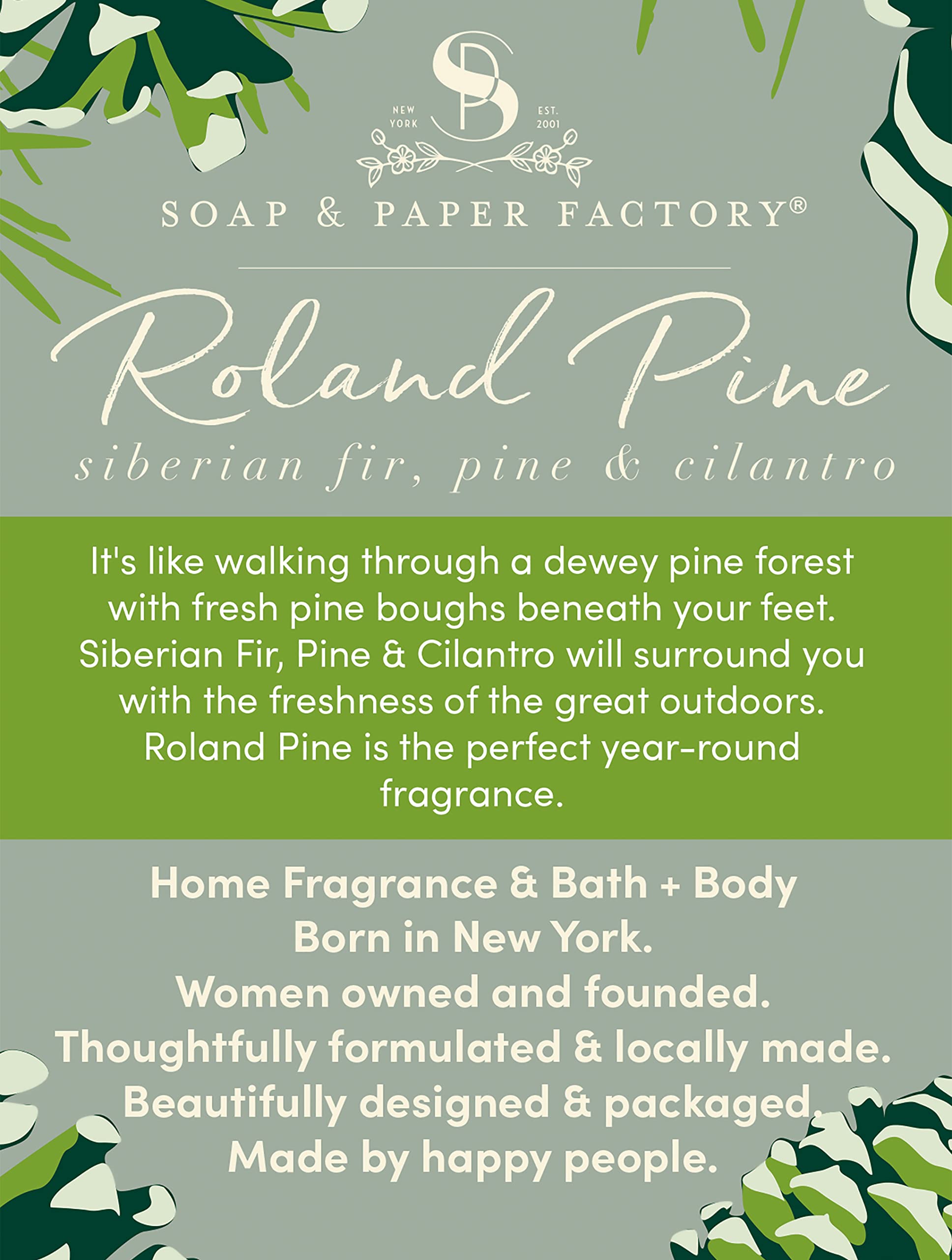 Roland Pine 1 oz Fragrance Oil | Soap & Paper Factory
