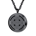 Diffuser Necklace Celtic Knot Cross Locket – Aromatherapy Pendant (Women & Men)