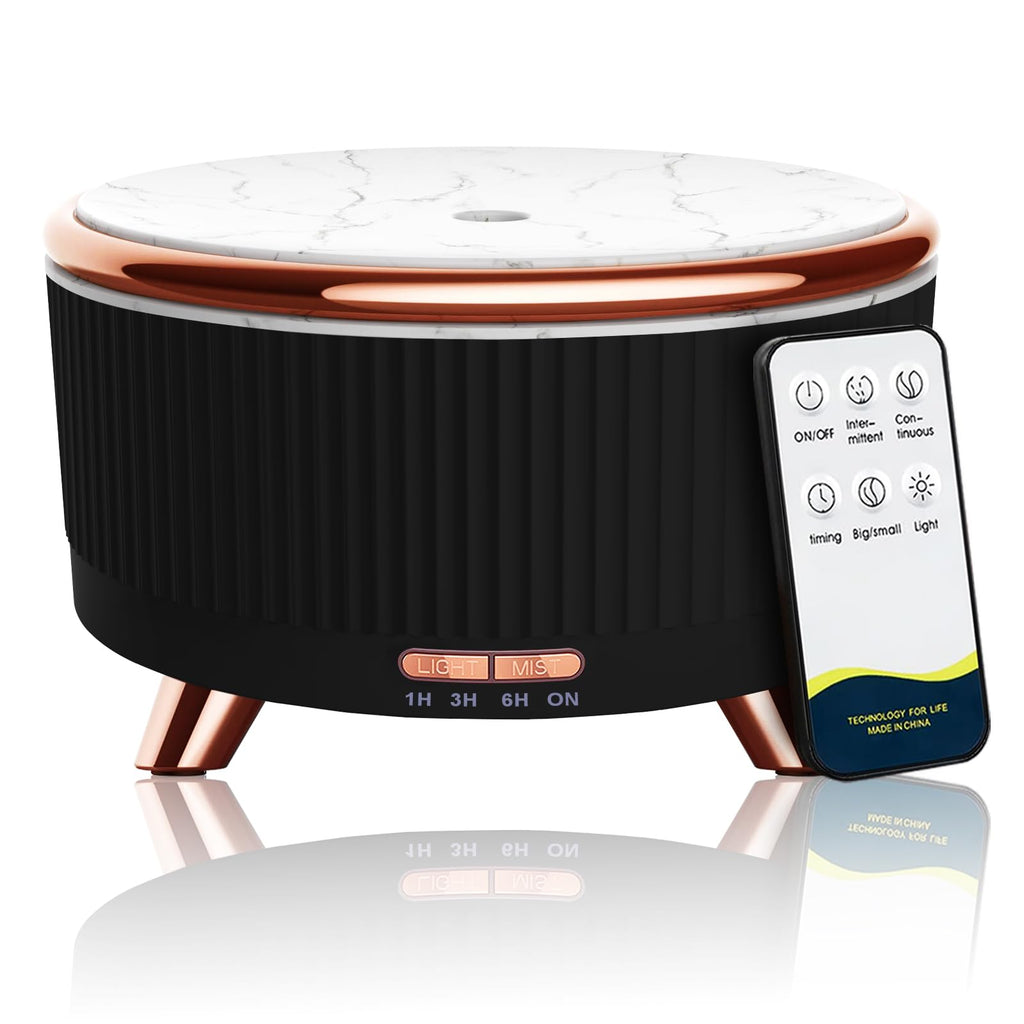 Diffusers for Essential Oils – 500ml Large Room Aromatherapy Diffuser with Remote