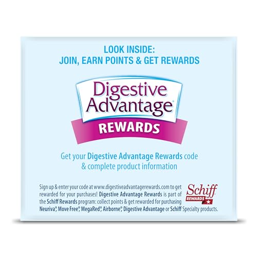 Digestive Advantage Probiotics – Daily Probiotics for Gut Health & Immune Support (60ct)