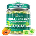 Digestive Enzymes Gummies for Women & Men | 90B CFU Probiotics + Prebiotics & Postbiotics | Fiber Blend | 60 Count