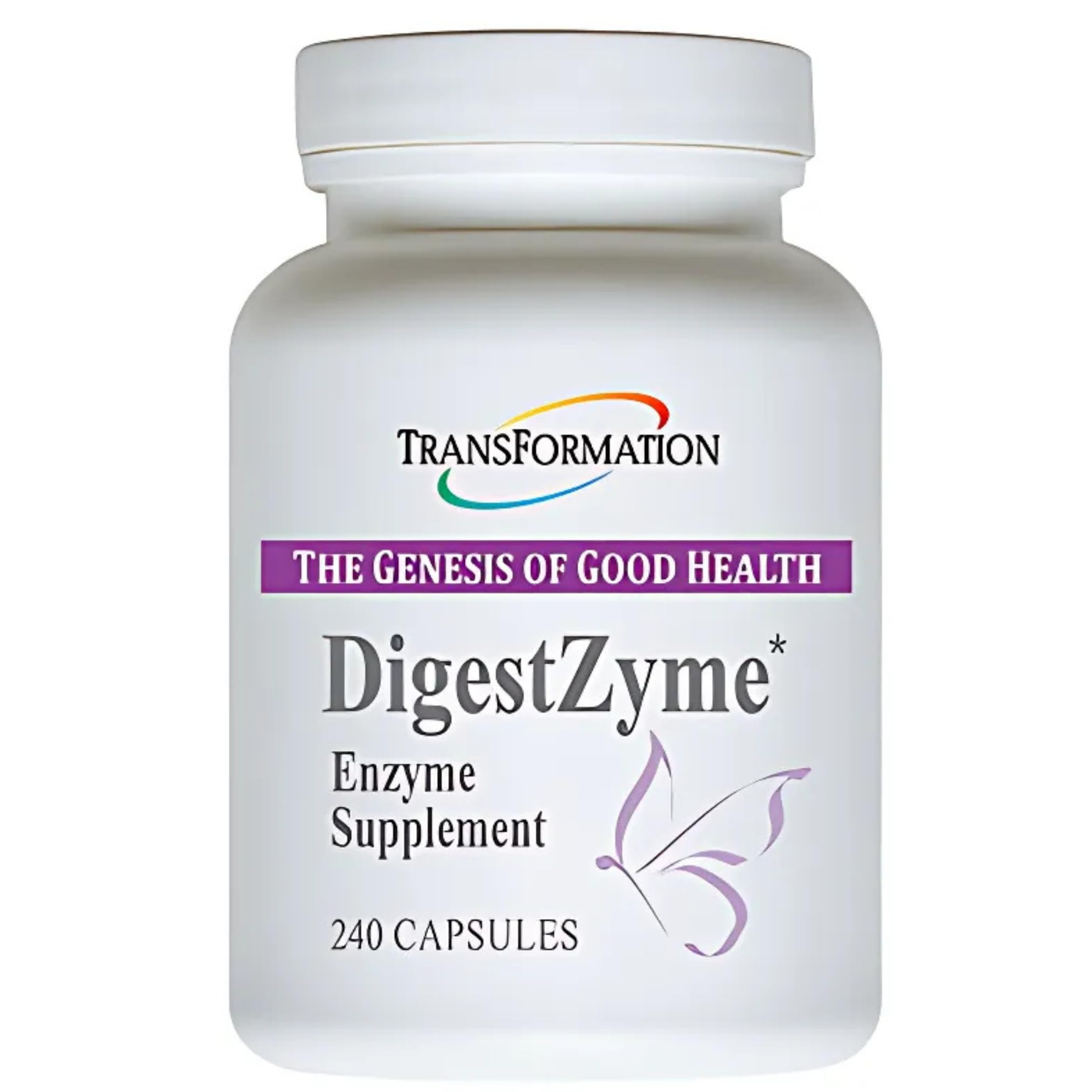 TRANSFORMATION Genesis DigestZyme — Gentle Enzymes & Probiotics for Digestive Support