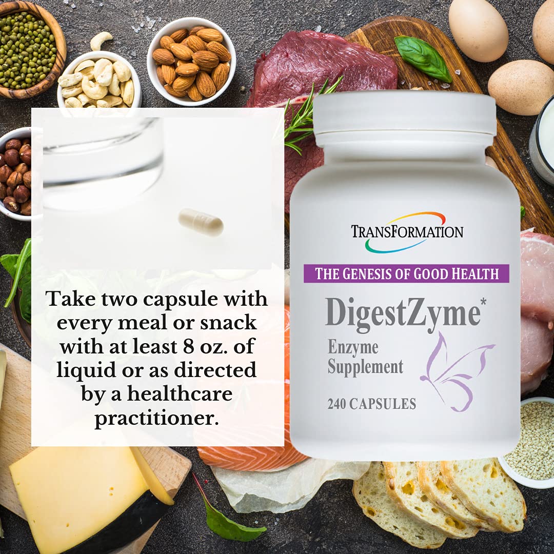 TRANSFORMATION Genesis DigestZyme — Gentle Enzymes & Probiotics for Digestive Support