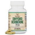 Dihydroberberine 100mg (60 Caps) - GlucoVantage | Third-Party Tested | Vegan Safe | Double Wood