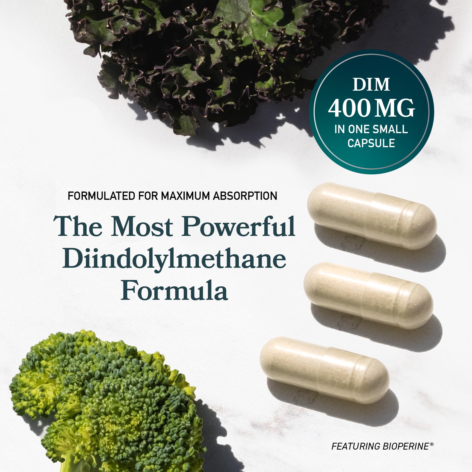 DIM 400mg Extra Strength - Hormone Balance for Men & Women | SMNutrition | 90 Ct