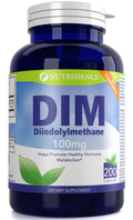 DIM Supplement 100mg – 200 Capsules | Diindolylmethane (DIM) by Nutrissence