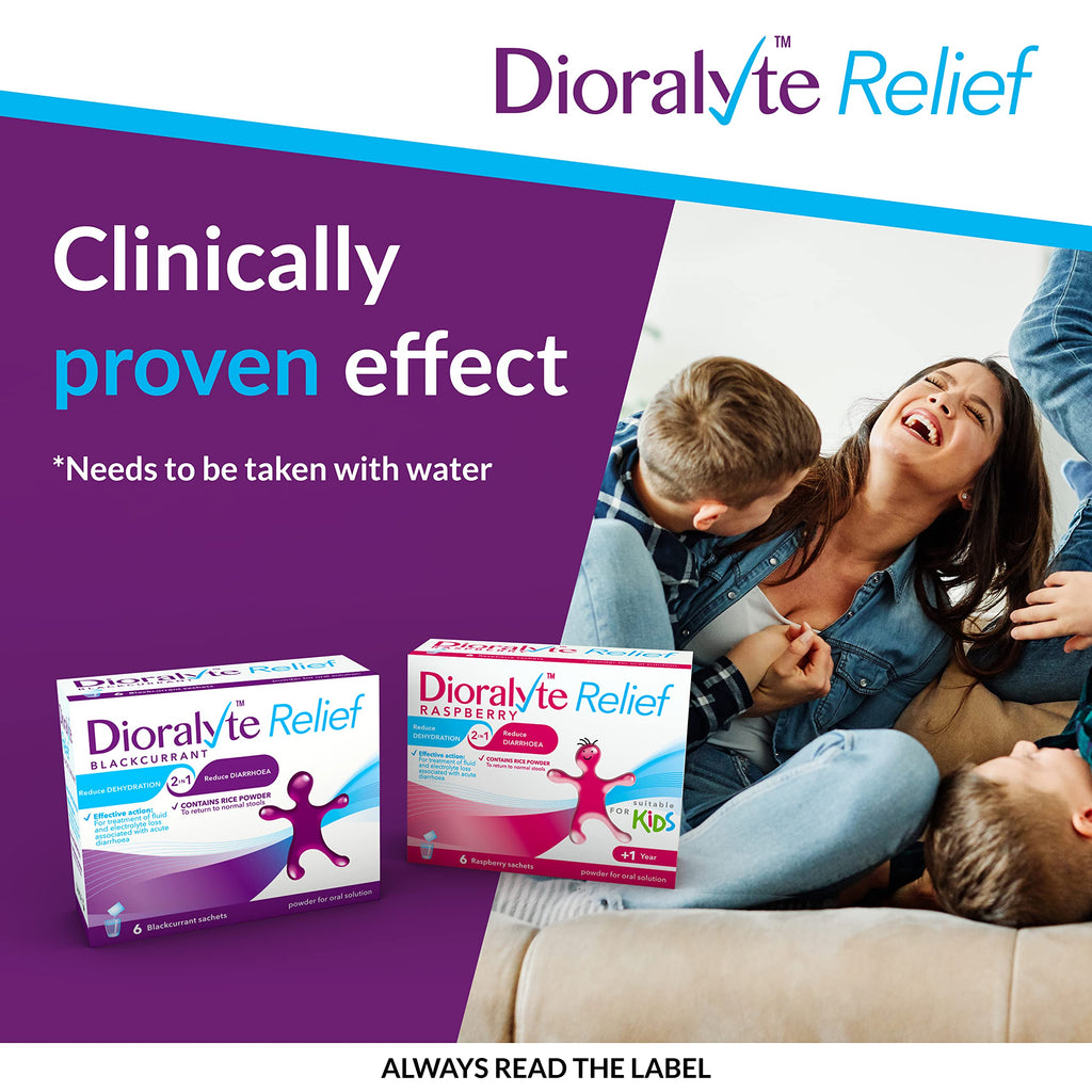 Dioralyte Blackcurrant Sachets 6 Pack – Rehydration & Electrolyte Replacement