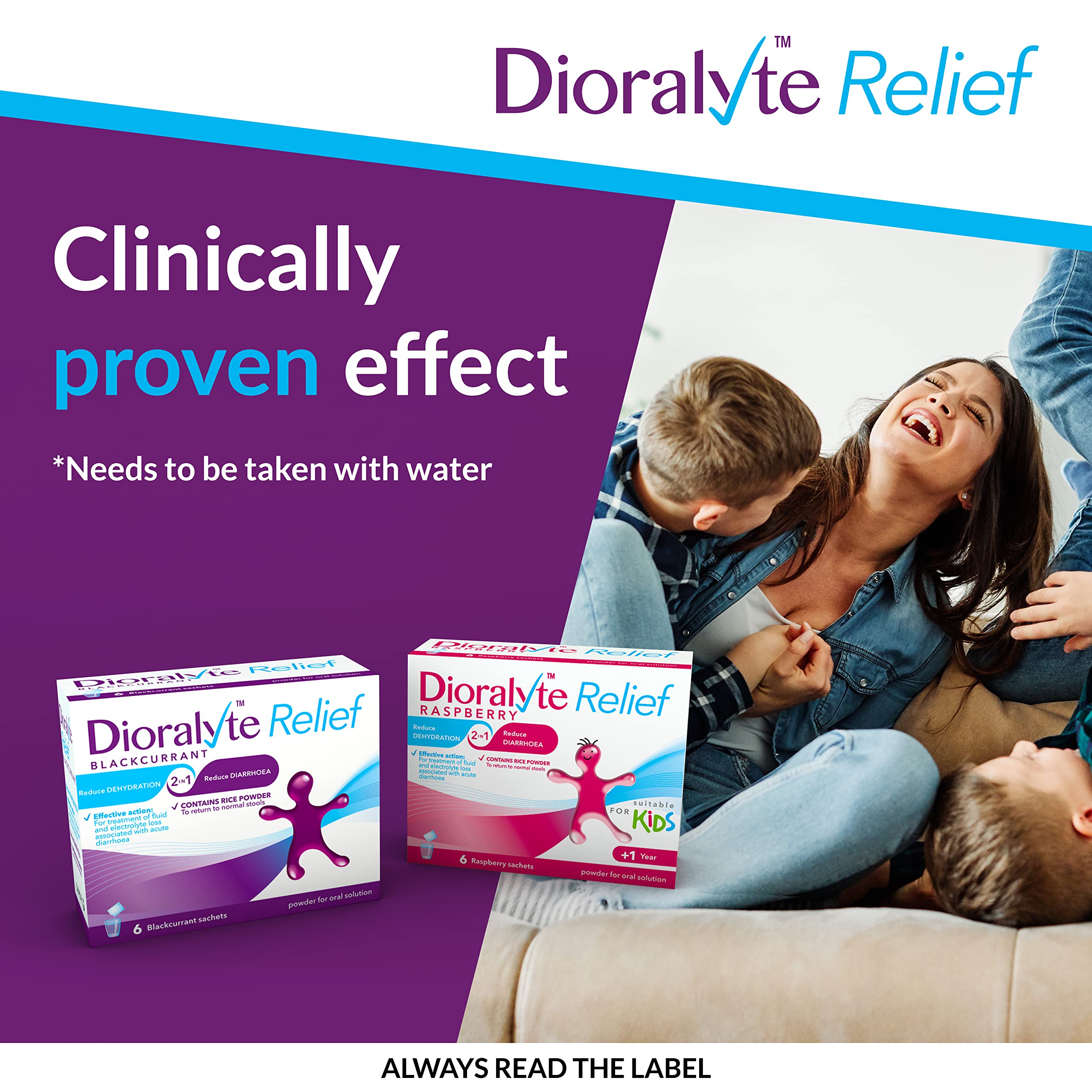 Dioralyte Blackcurrant Sachets 6 Pack – Rehydration & Electrolyte Replacement