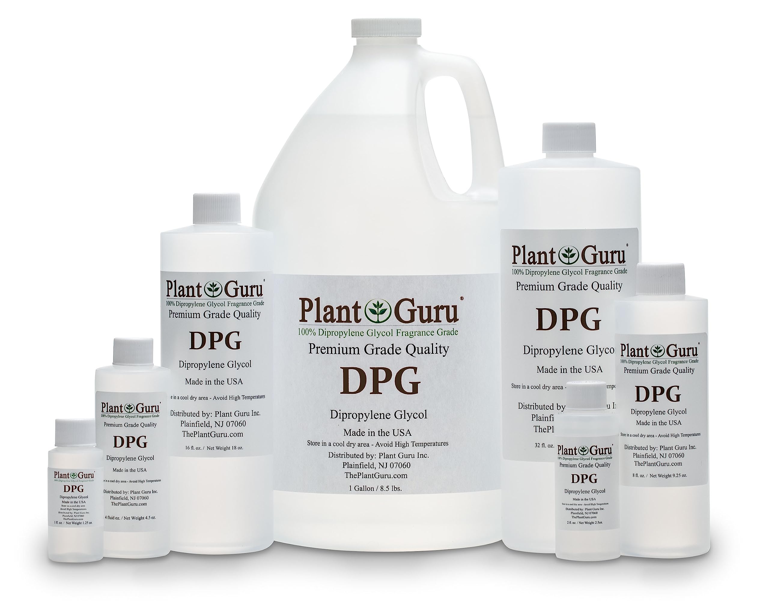 Dipropylene Glycol DPG Half Gallon 4.25 lbs – Fragrance Grade Carrier Oil for Incense, Perfume & Body Oils
