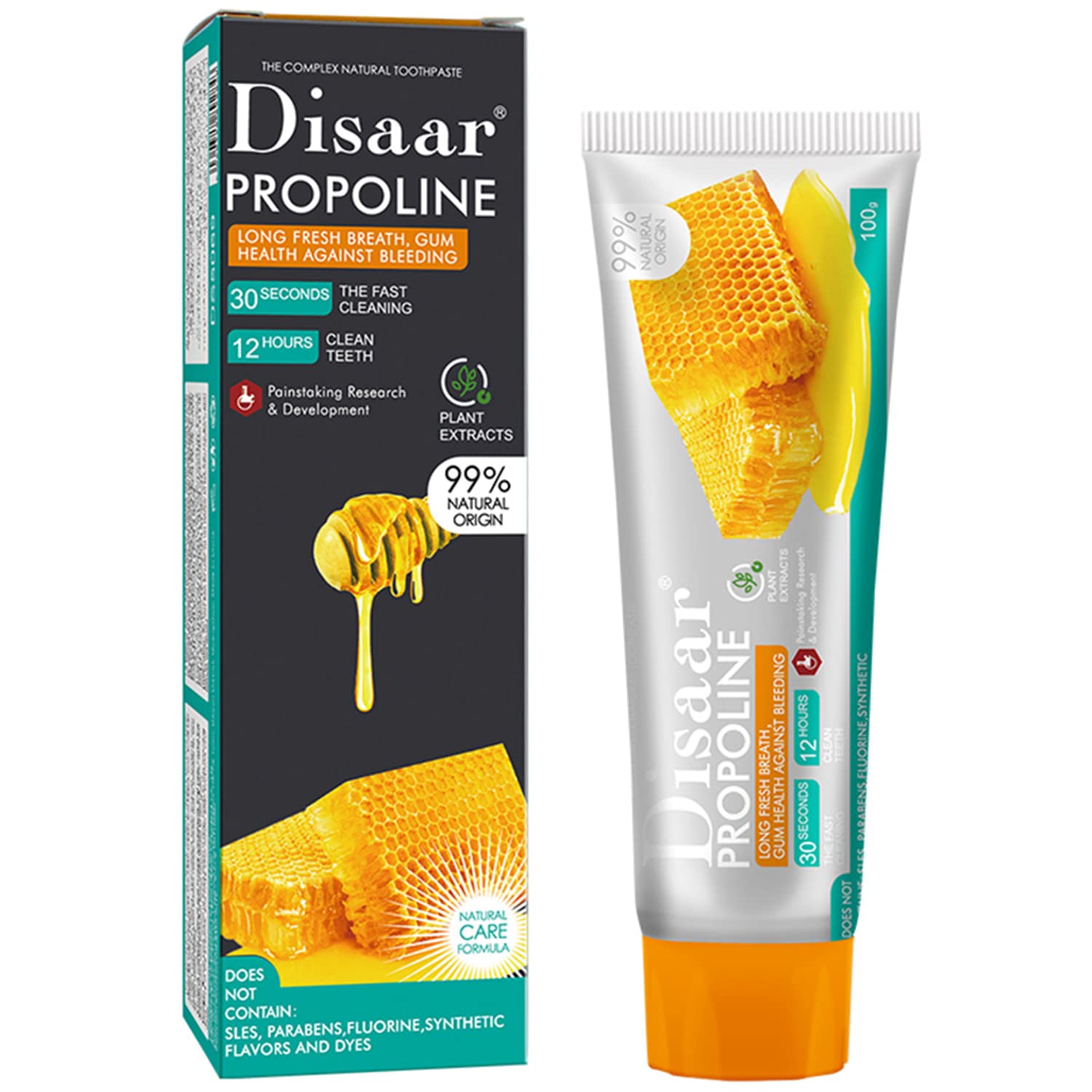 DISAAR BEAUTY Propoline Honey Menthol Toothpaste – Fresh Breath & Gum Health 100g