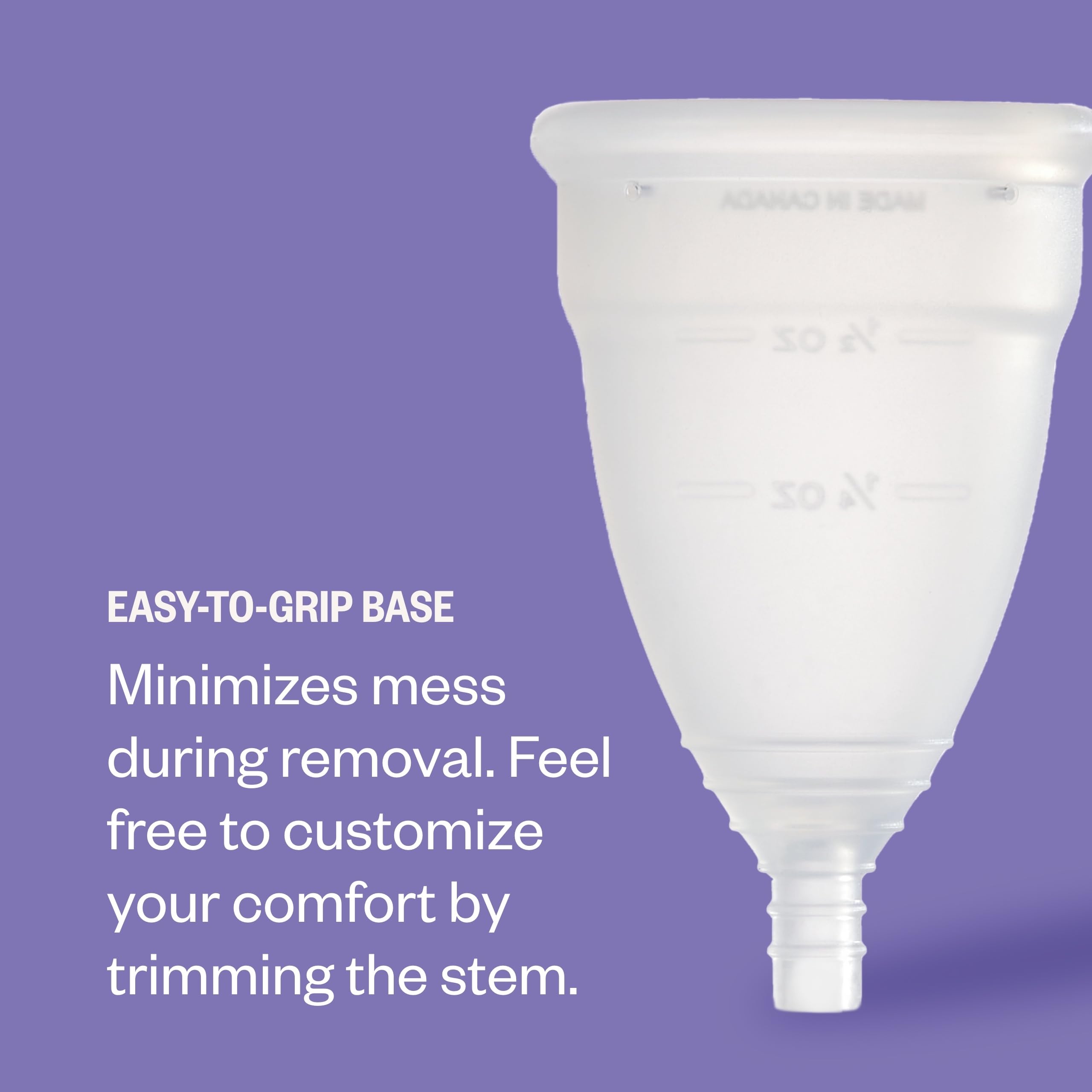 DIVA Cup Model 1 – Medical Grade Silicone Reusable Menstrual Cup for Medium to Heavy Flow | Up to 12 Hours