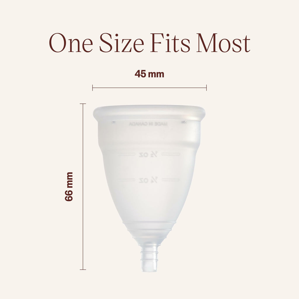 DivaCup Model 2 Menstrual Cup - 100% Medical-Grade Silicone & Reusable