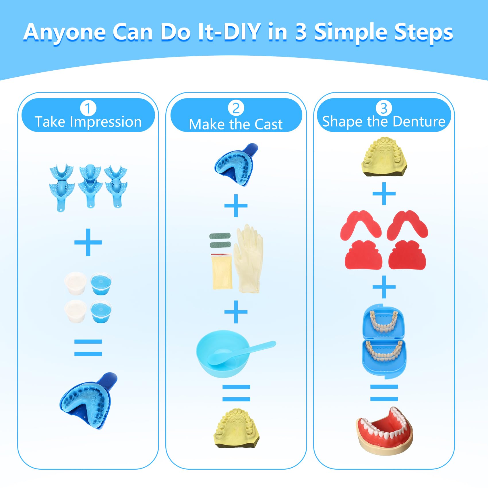 DIY Oral Care Kit at Home – 2 Full Custom Smile Sets