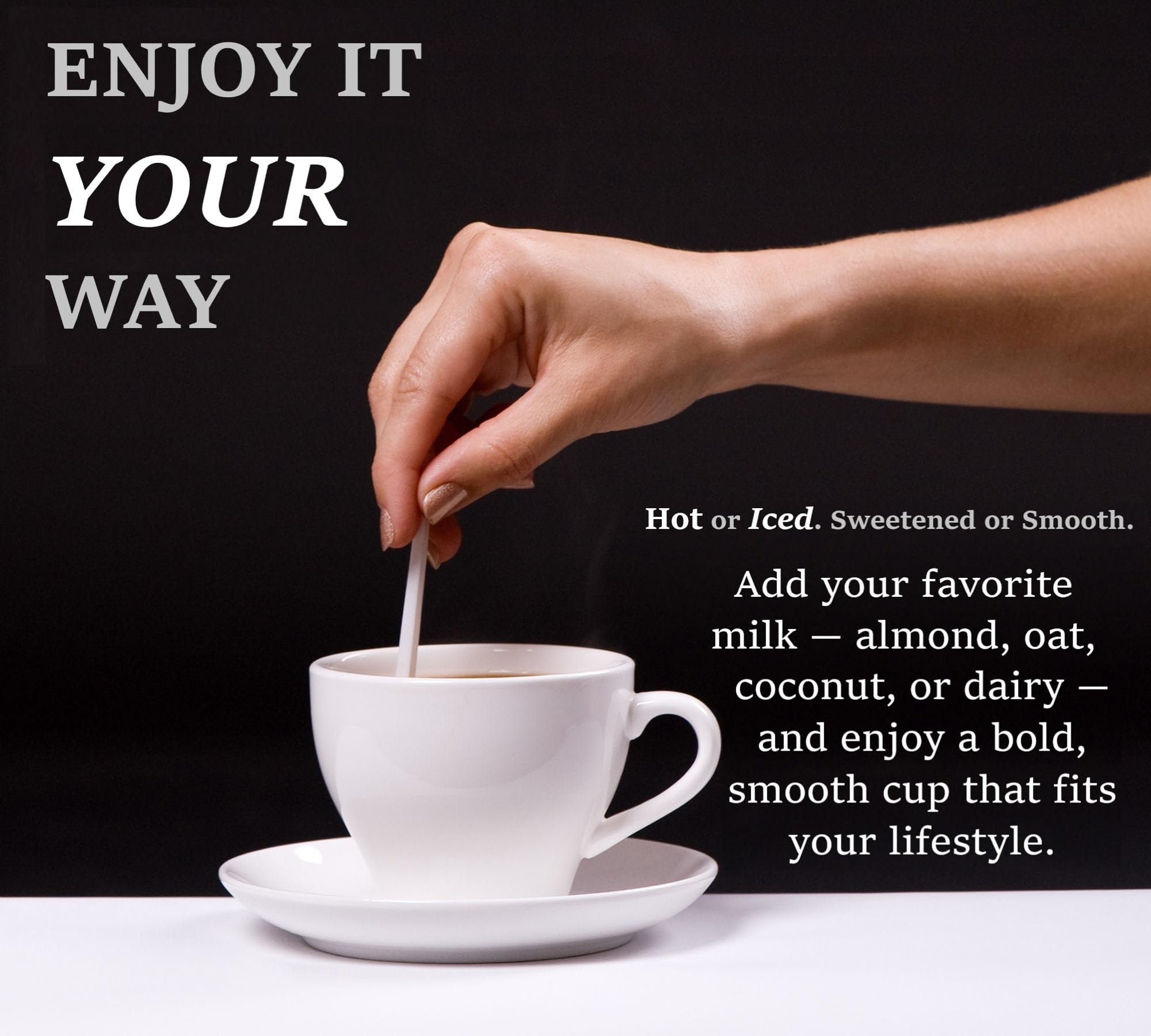 DLNIA Organic Mushroom Coffee with 12 Adaptogenic Mushrooms - Cordyceps, Lion's Mane & Turkey Tail