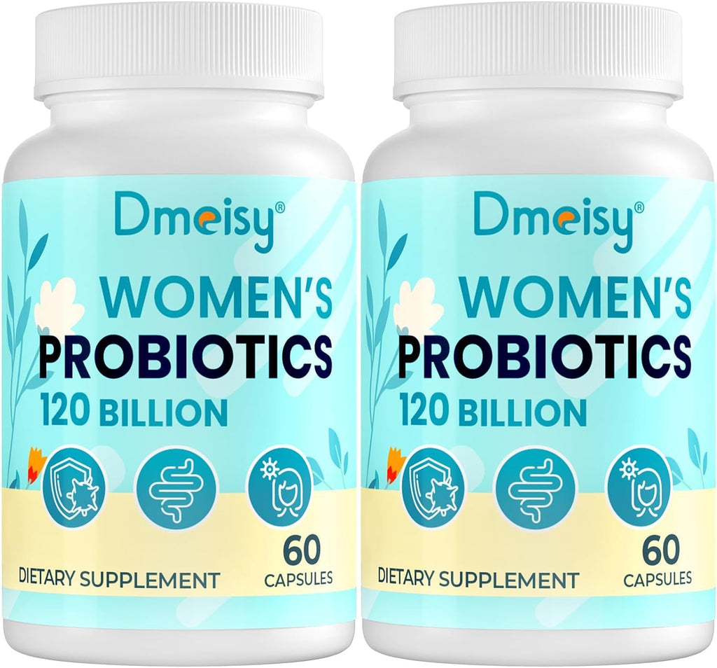Dmeisy 120 Billion CFU Probiotic for Menopause Support – 120 Capsules