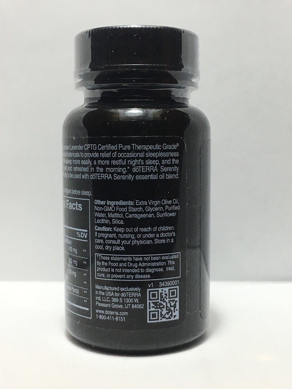 doTERRA Serenity Softgels Restful Complex - Lavender & L-Theanine, 60 Softgels
