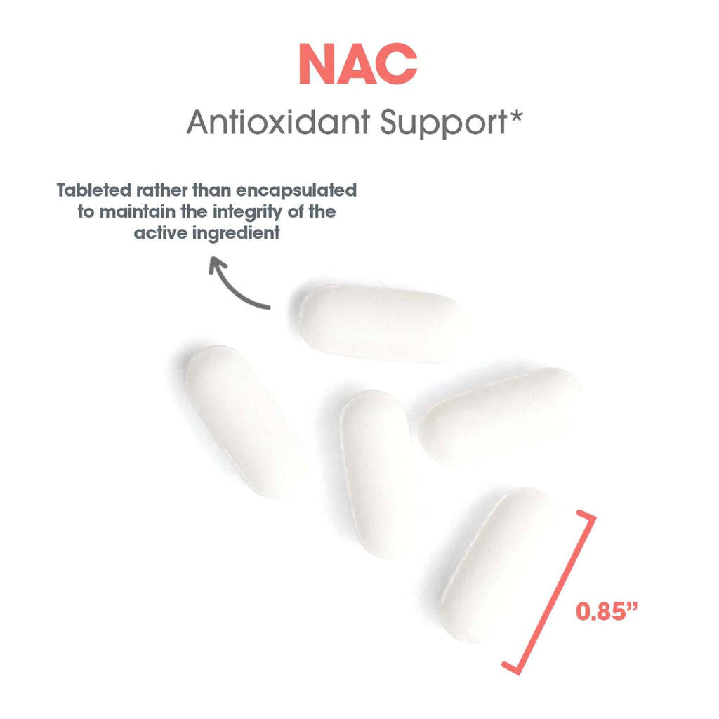 Allergy Research Group NAC Supplement – N-Acetyl-L-Cysteine, Immune Support, 120 Count