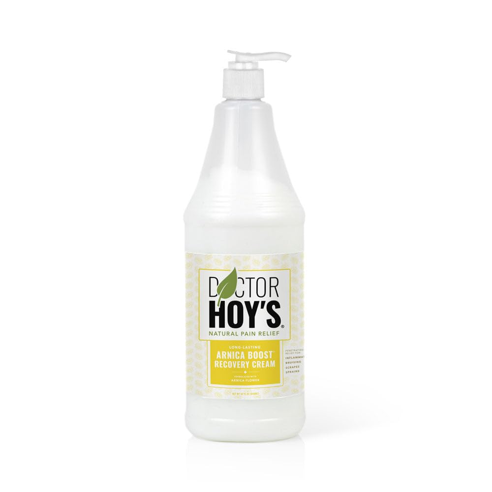 DOCTOR HOY'S Arnica Boost Recovery Cream – Bruise & Muscle Pain Relief, 32 oz