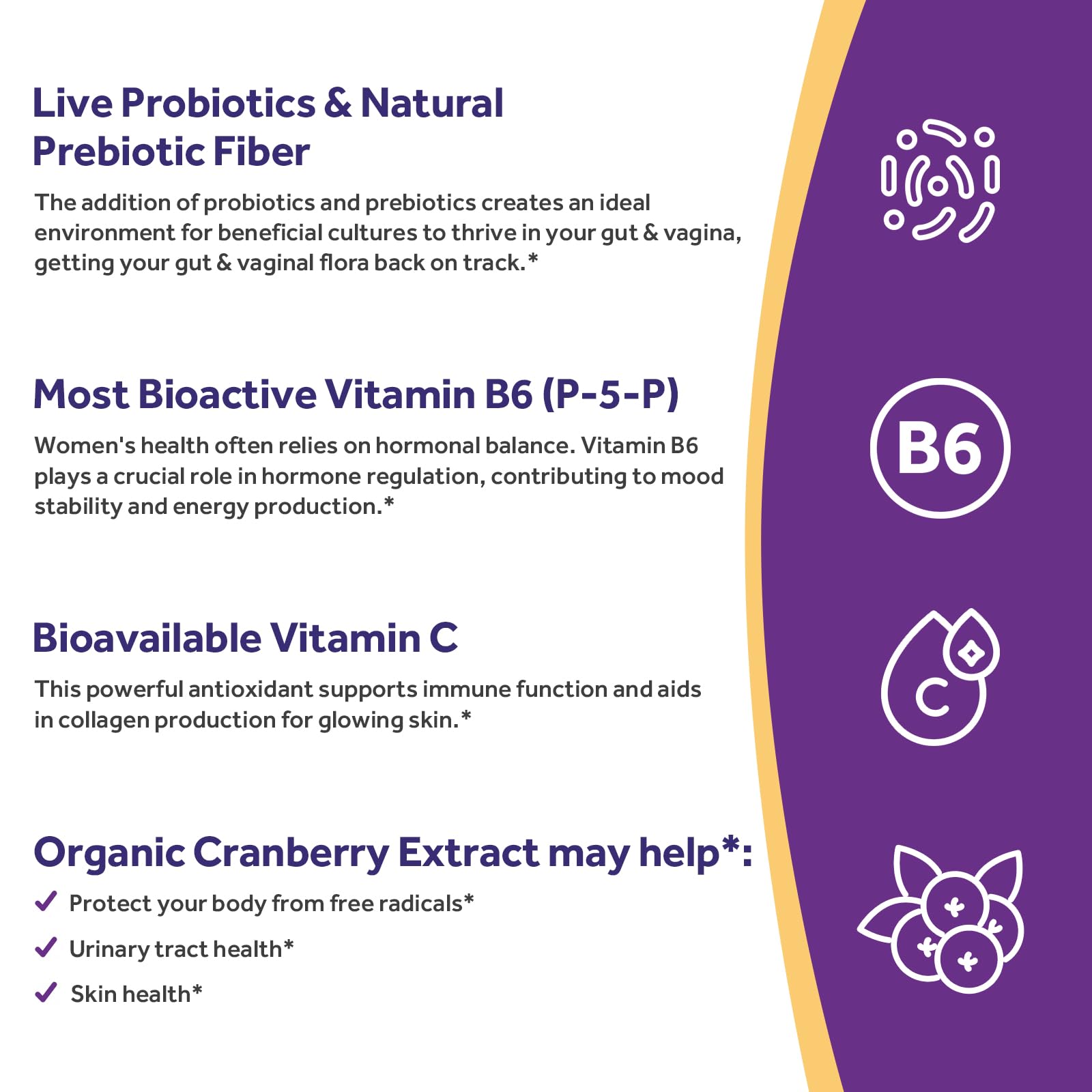 Doctor's Recipes Probiotics for Women – 100 Billion CFU, 18 Strains, Shelf-Stable
