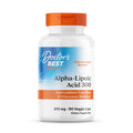 Doctor's Best Alpha-Lipoic Acid 300 mg – Antioxidant Support, Non-GMO, Gluten Free, Vegan (180 Veggie Caps)