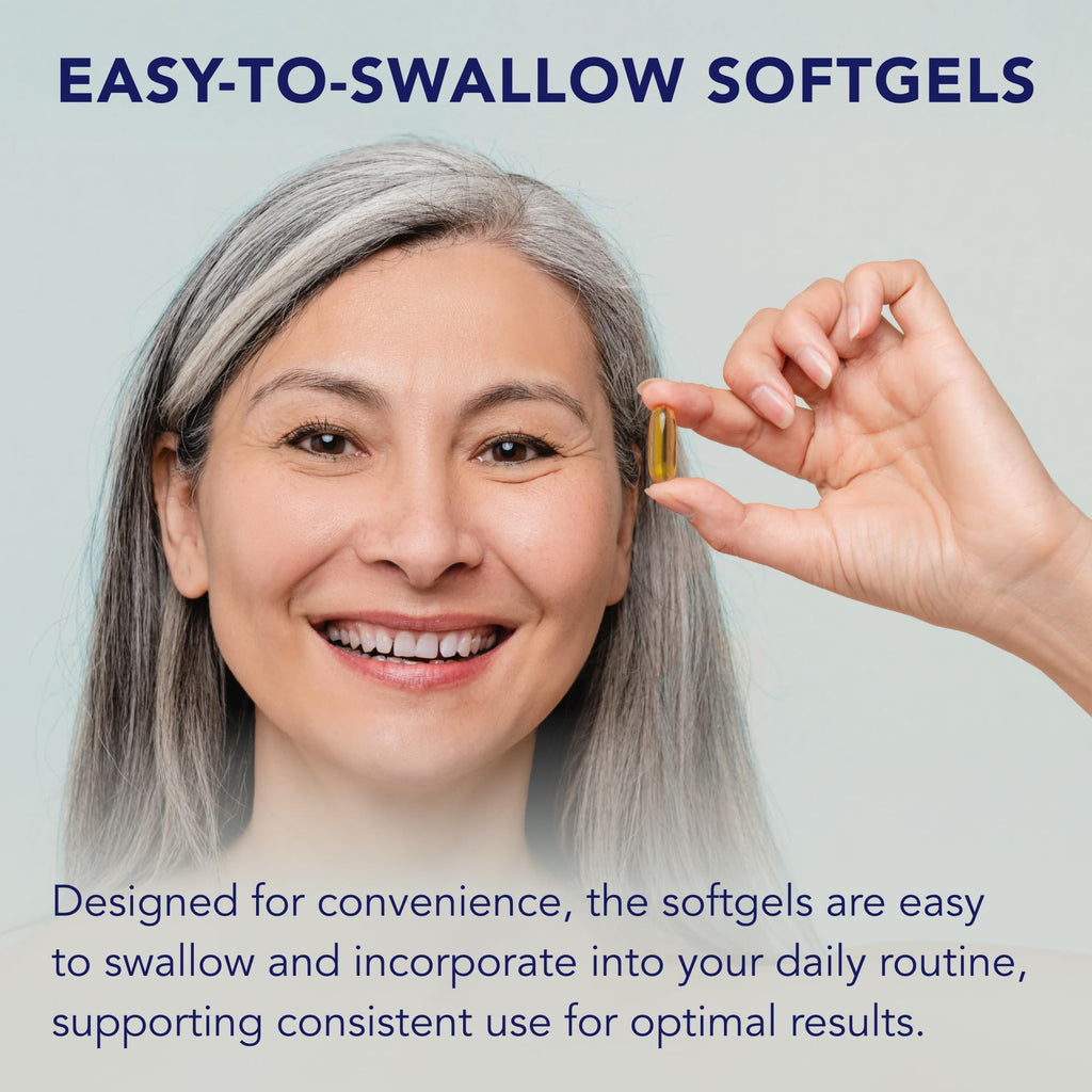 Doctor's Advantage Omega Shield Softgels – Mercury-Free Omega-3 for Heart & Eye Health (60 Softgels, 30-Day Supply)