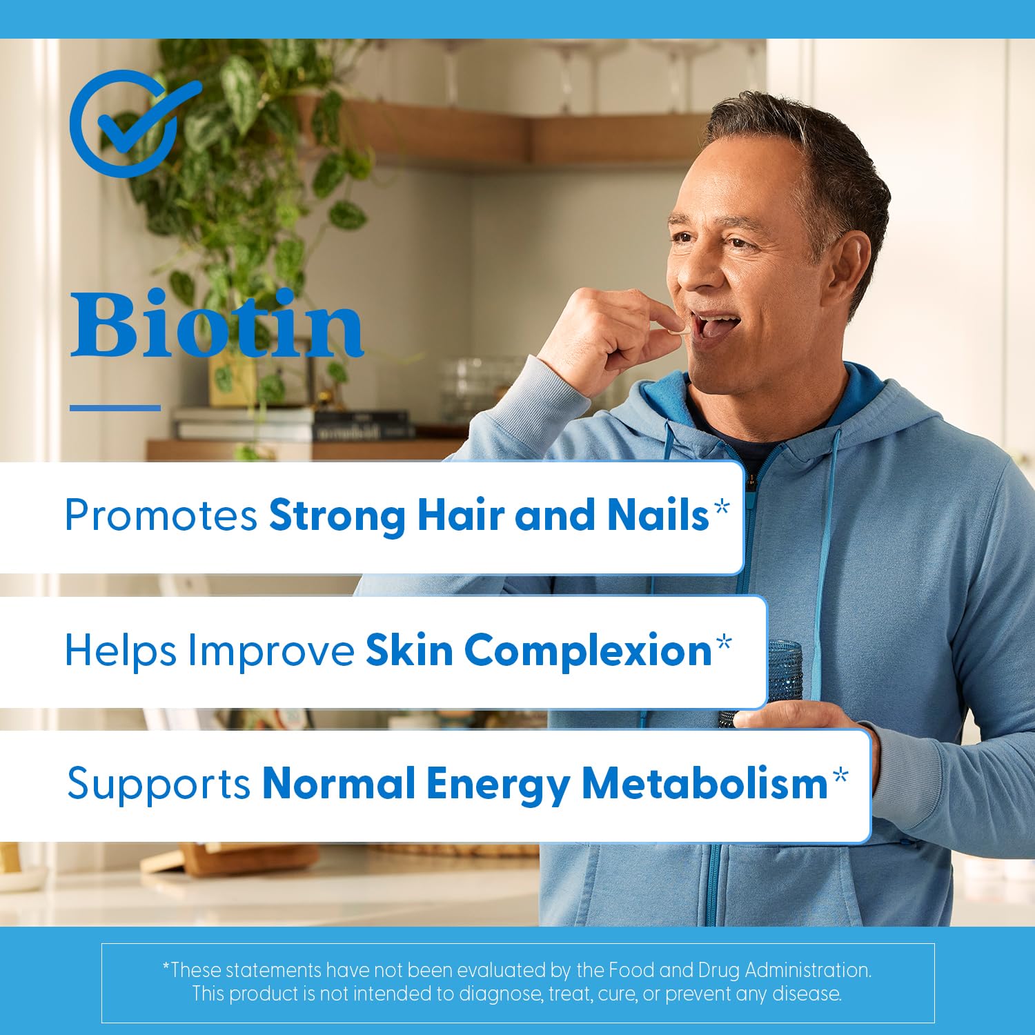 Doctor's Best Biotin 5000 mcg – 120 Count | Hair, Skin & Nails, Vegan