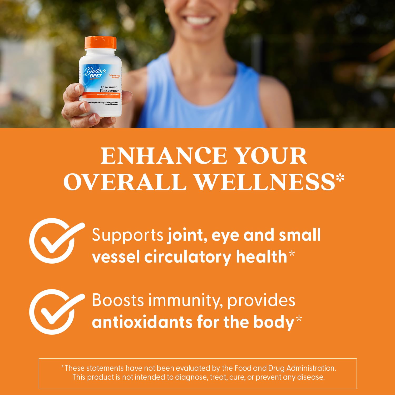 Doctors Best Curcumin Phytosome, Bioavailable Curcumin, Non-GMO, Gluten Free, Soy Free, Vegan 60 Veggie Caps