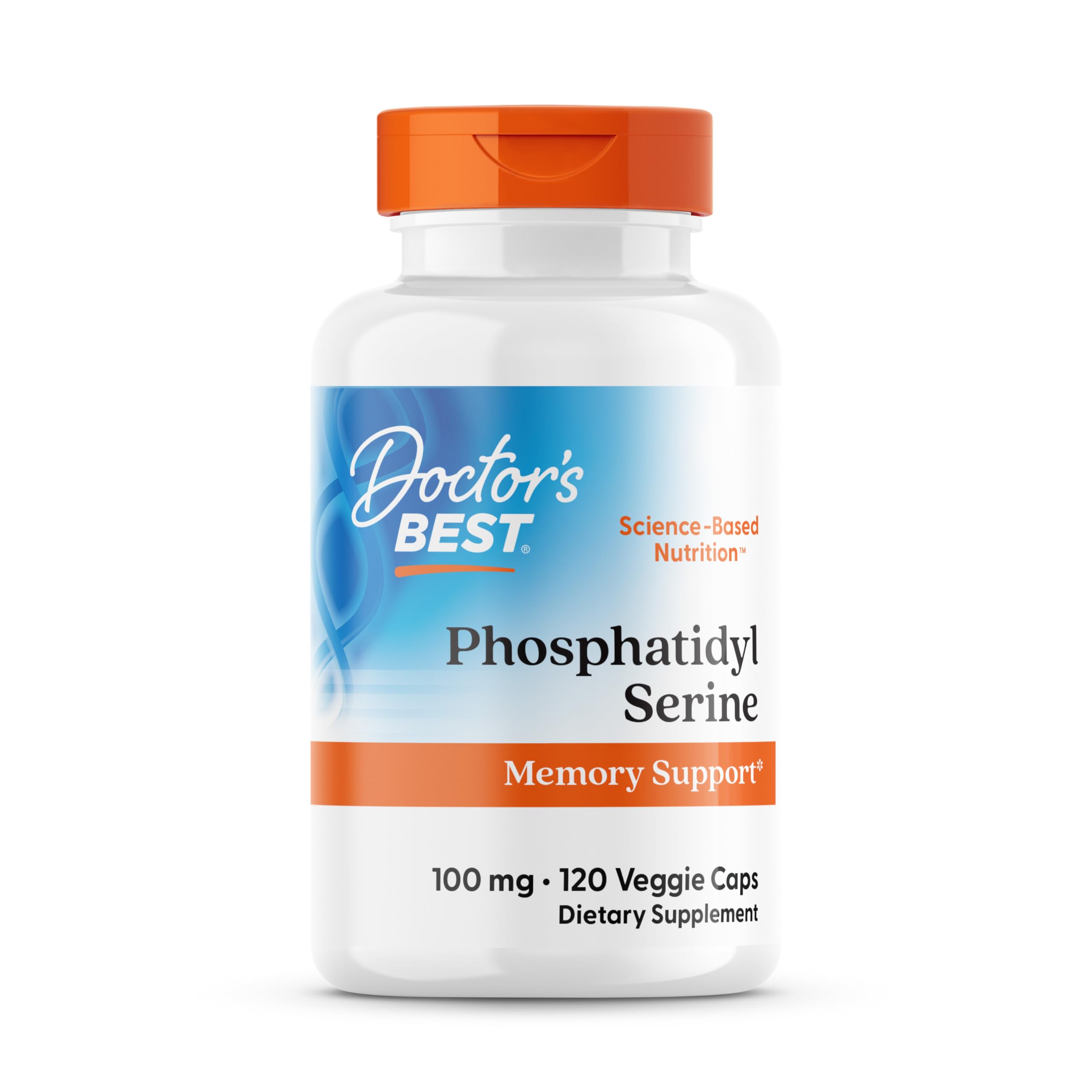 Doctor's Best Best Phosphatidylserine 100, 120-Count | Brain Support Supplement
