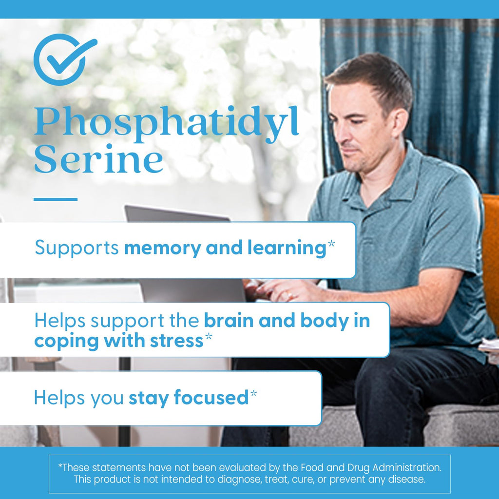 Doctor's Best Best Phosphatidylserine 100, 120-Count | Brain Support Supplement