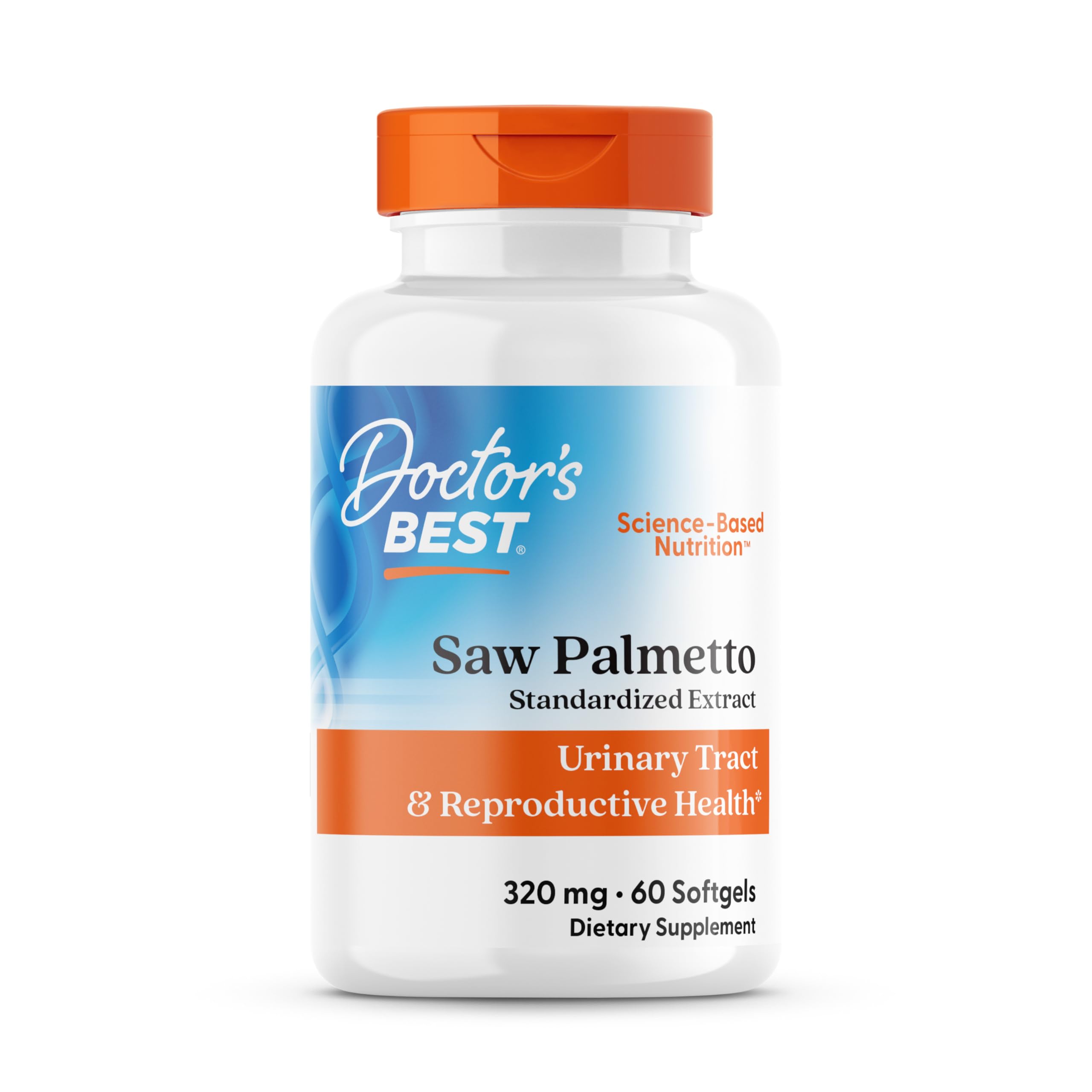 Doctor's Best Saw Palmetto Extract 320 mg Softgel Capsules | 60-Count