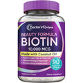 Doctor's Recipes Biotin 10,000 mcg – Hair, Skin & Nails | Vegetarian, Non-GMO