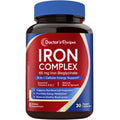 Doctor's Recipes Iron Supplement for Women – 65 mg Iron Bisglycinate, Vegan