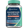 Doctor's Recipes Magnesium Glycinate – Chelated, High-Absorption (90 Tablets)