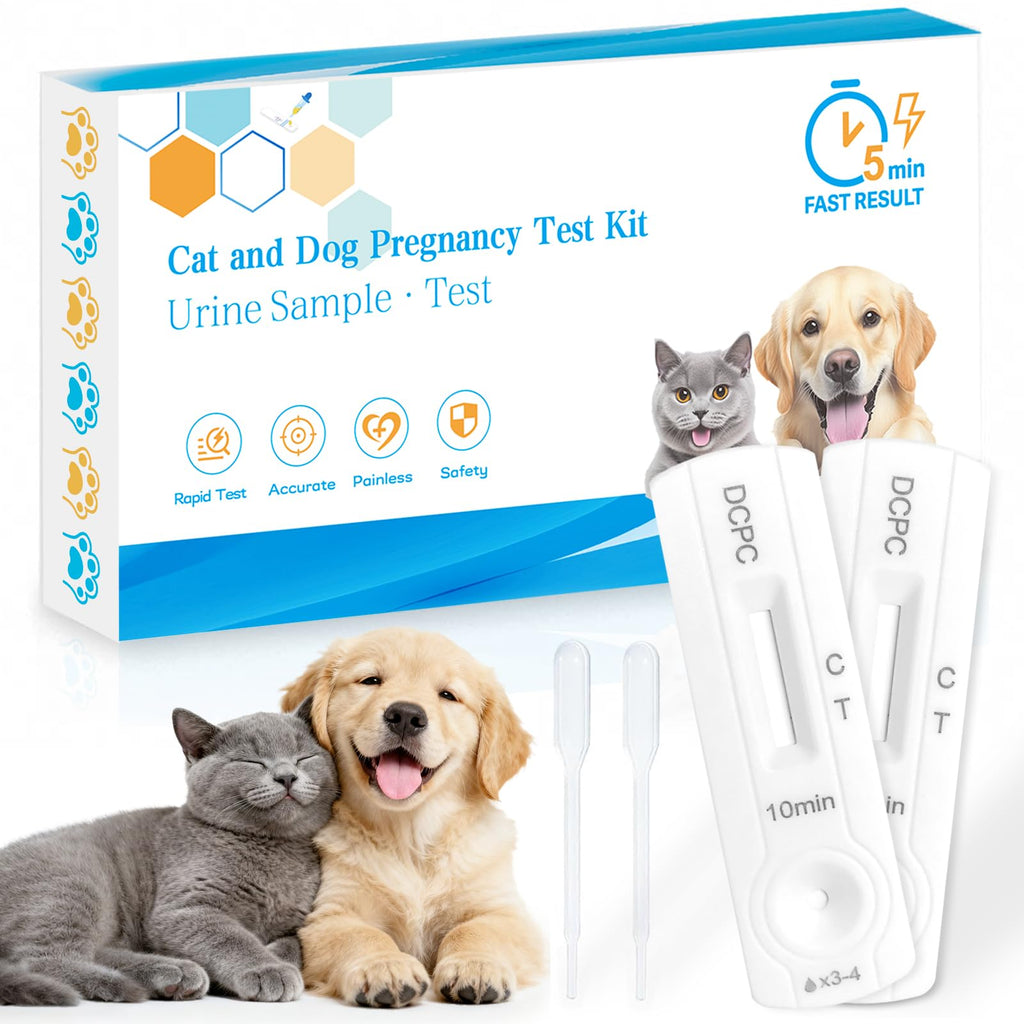 2 Pack Dog and Cat Pregnancy Test Kit — At-Home, 5–10 Minute Results