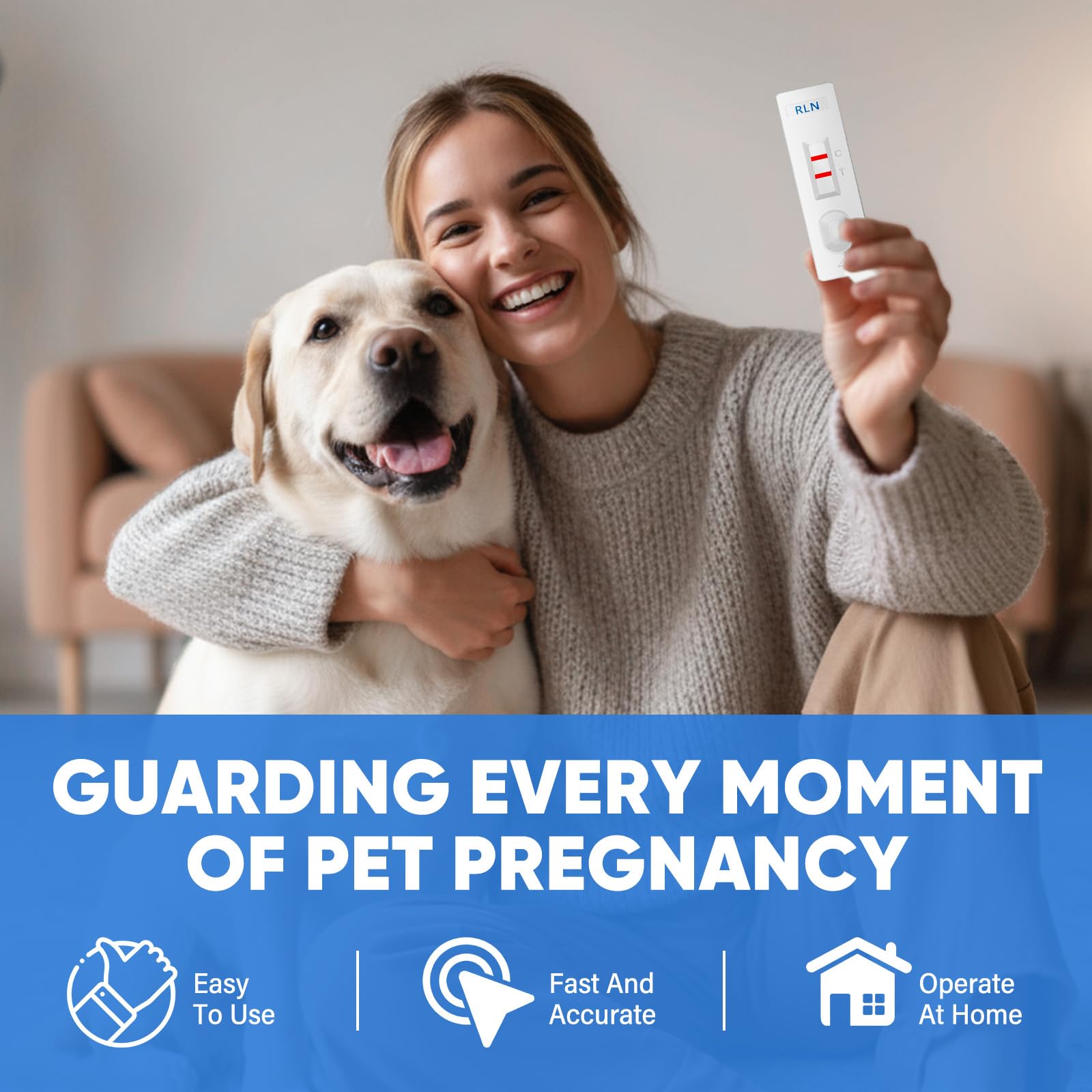 Dog Pregnancy Test Kit at Home – 15-Minute Results, High Accuracy