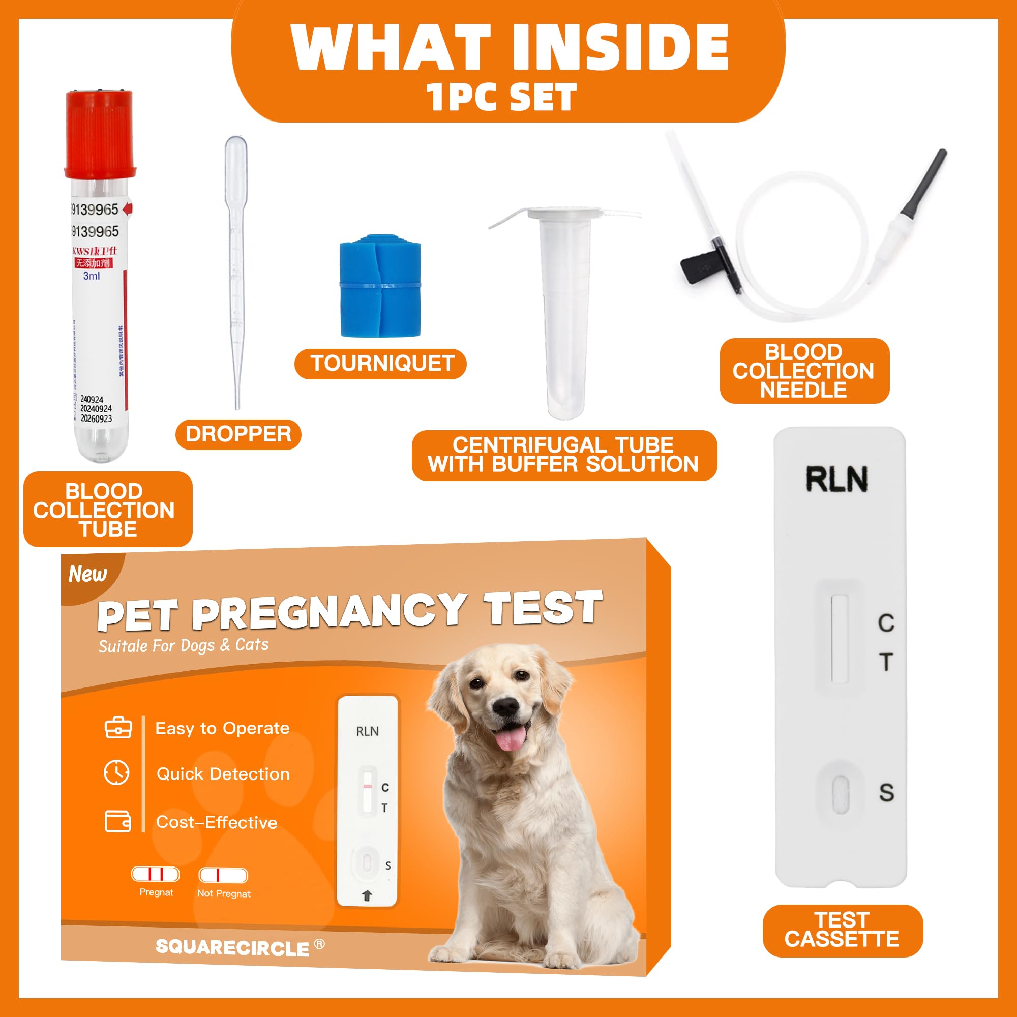 Dog Pregnancy Test Kit at Home – Early Detection, Fast & Accurate