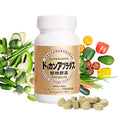 DOKKANABURADAS Natural Digestive Enzymes & Superfoods Multi-Herb Supplement – 46 Vegetables & 17 Herbal Fibers for Metabolism & Gut Health, Made in Japan, 180 Tablets, Premium